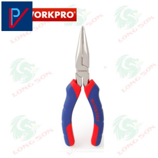 Kìm mỏ nhọn dài 8 inch 200mm Workpro - WP231043