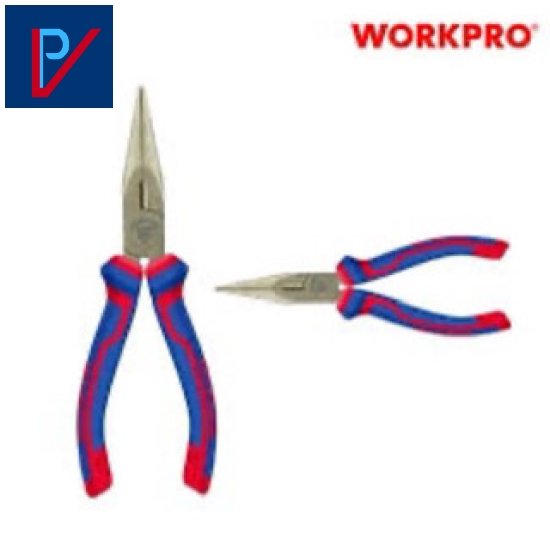 Kìm mỏ nhọn dài 8 inch 200mm Workpro - WP231043